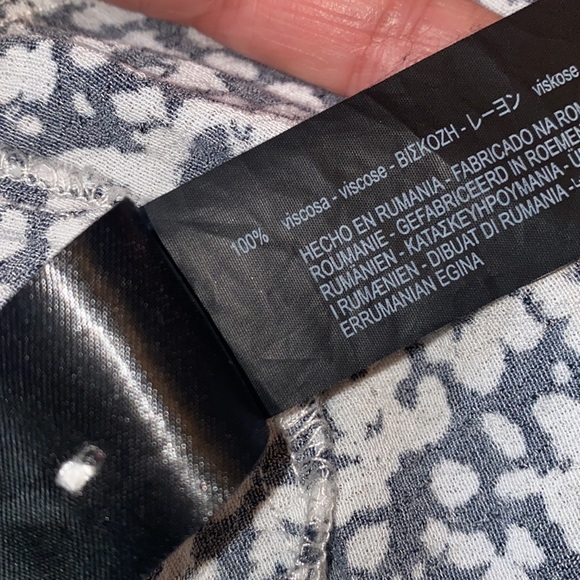 Zara Claris Black/White Print Mini Dress - Picture 14 of 14